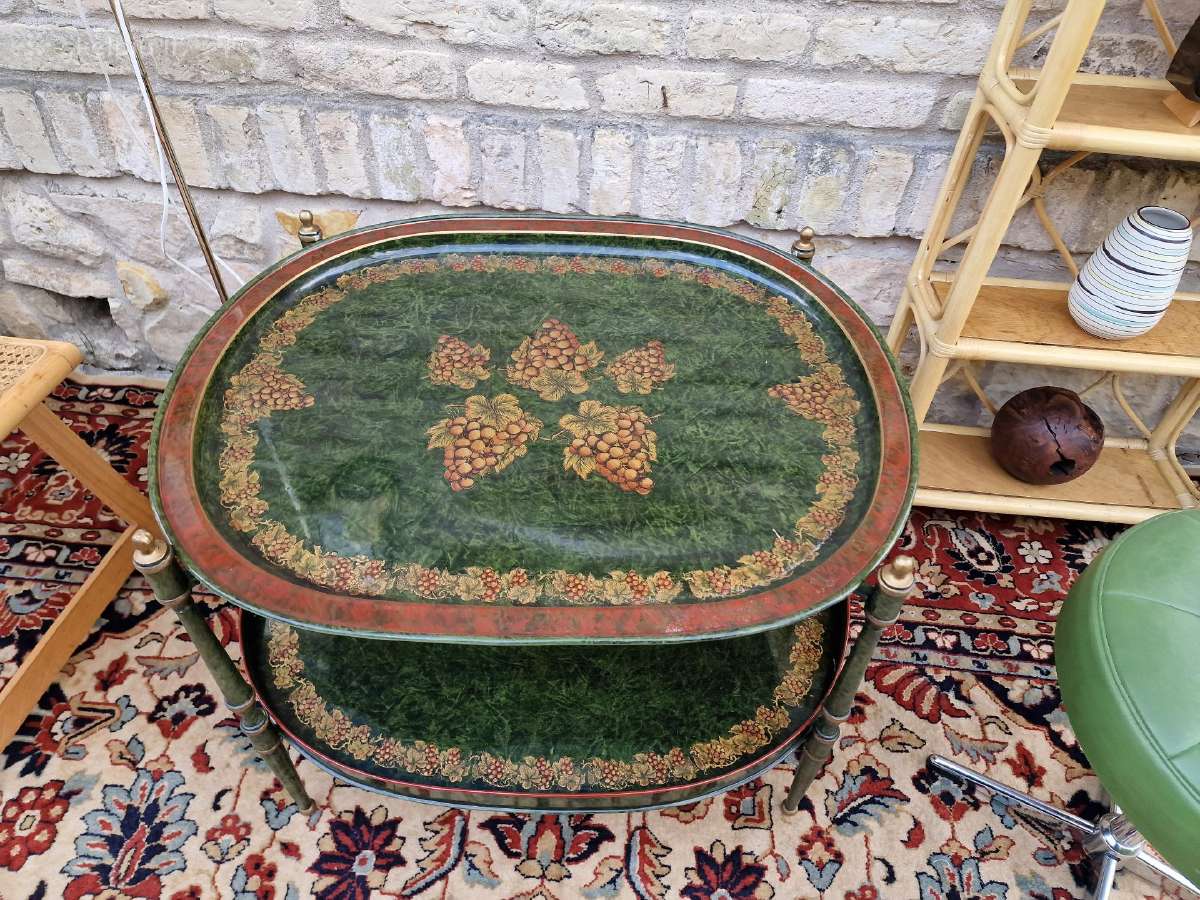 Vintažinis mid century serviravimo staliukas - nuotraukos Nr. 7