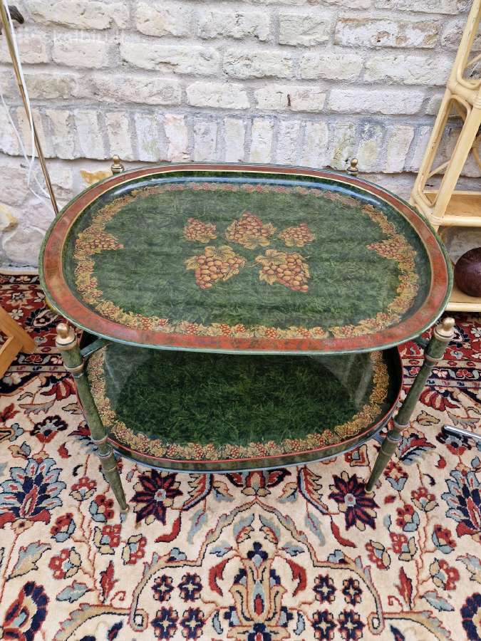 Vintažinis mid century serviravimo staliukas - nuotraukos Nr. 14