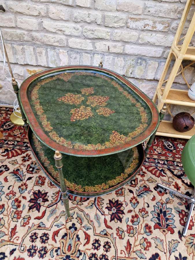 Vintažinis mid century serviravimo staliukas - nuotraukos Nr. 16