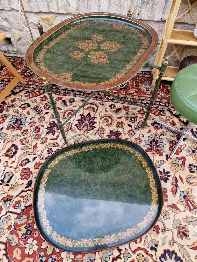 Vintažinis mid century serviravimo staliukas - nuotraukos Nr. 21