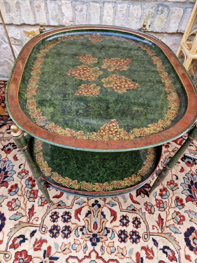 Vintažinis mid century serviravimo staliukas - nuotraukos Nr. 24