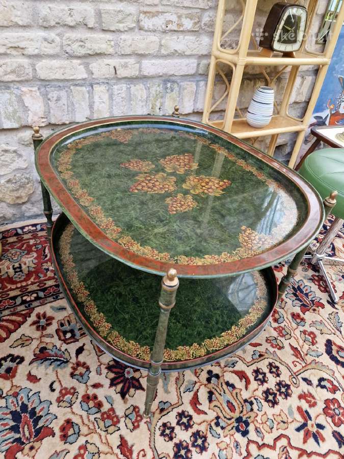 Vintažinis mid century serviravimo staliukas - nuotraukos Nr. 27