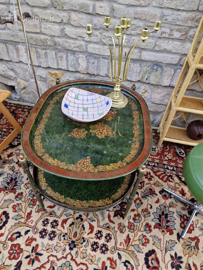 Vintažinis mid century serviravimo staliukas - nuotraukos Nr. 38
