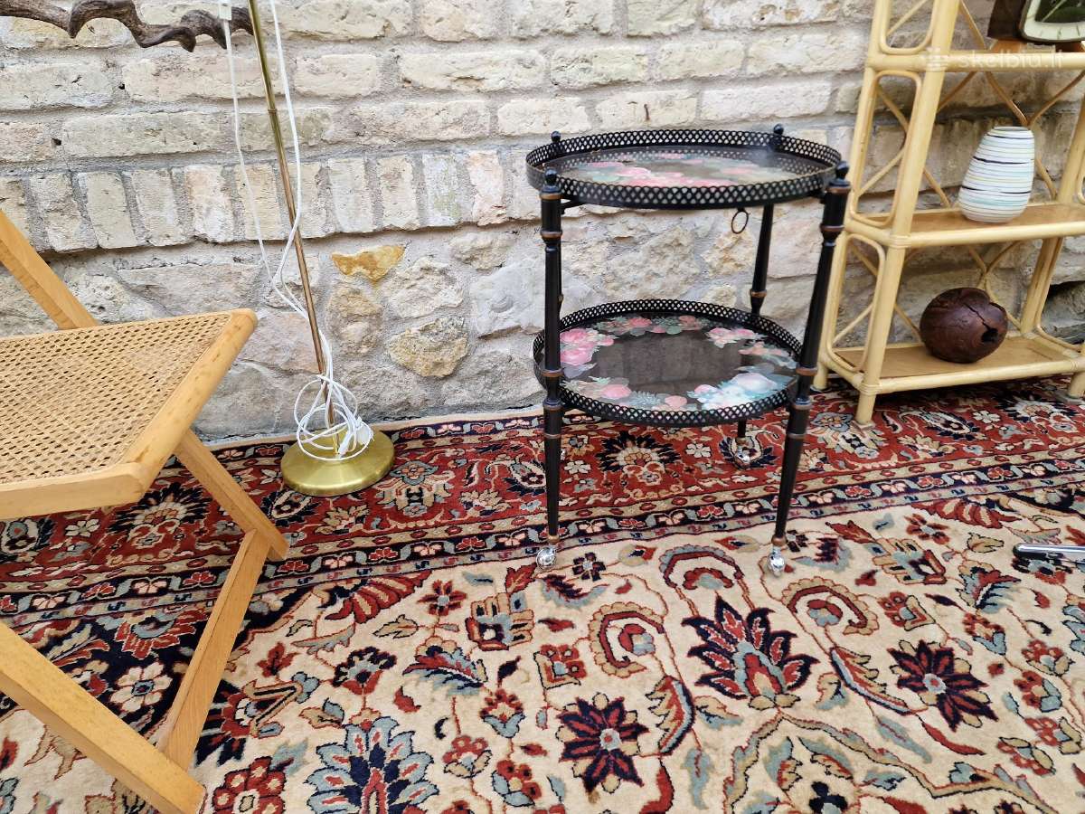 Vintažinis mid century serviravimo staliukas - nuotraukos Nr. 23