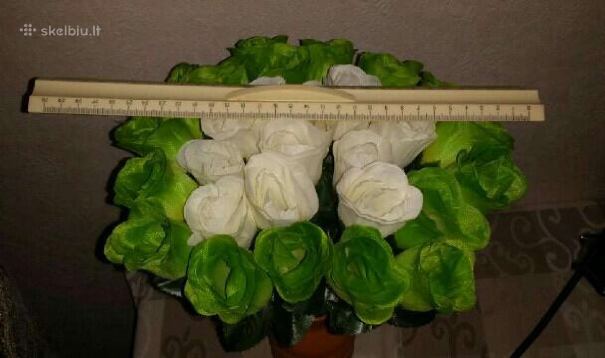 Dirbtinu roziu puokste. Nesiunciu! 27 rozes - nuotraukos Nr. 13