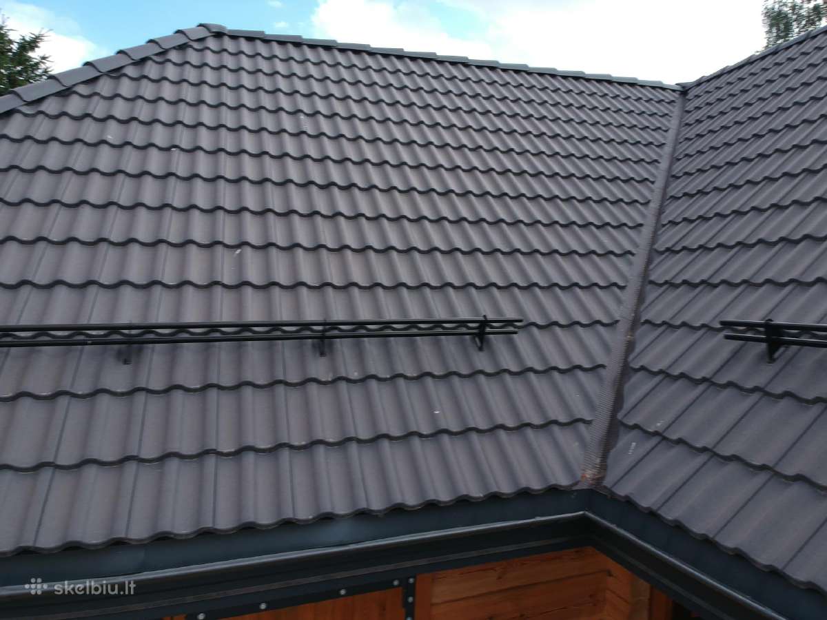 Betoninės čerpės nuo 8,5 eur/m2