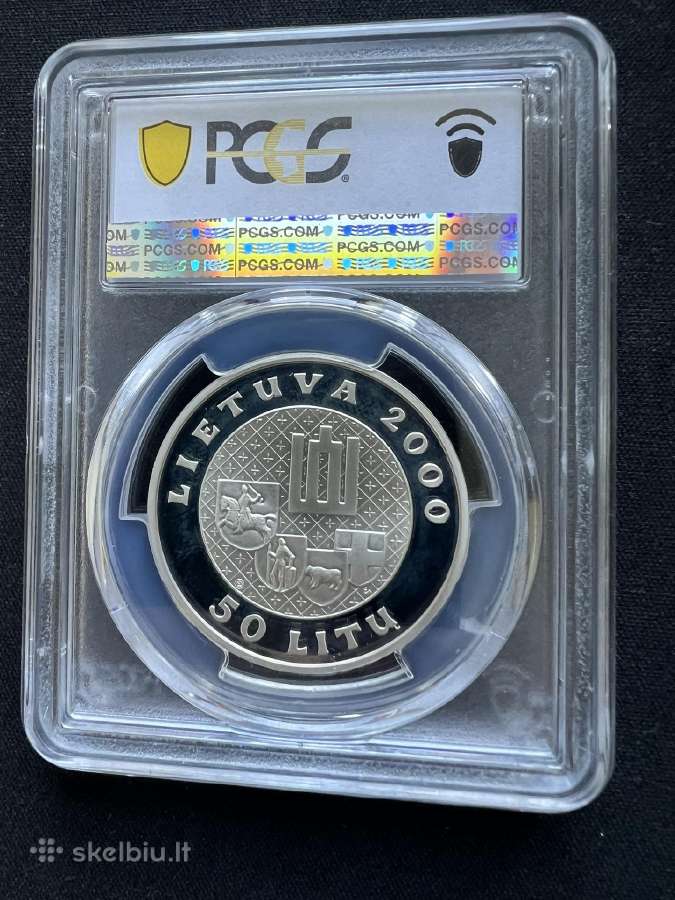 2000m. 50 Litu Vytautas Pcgs Pr 67 Dcam - nuotraukos Nr. 2