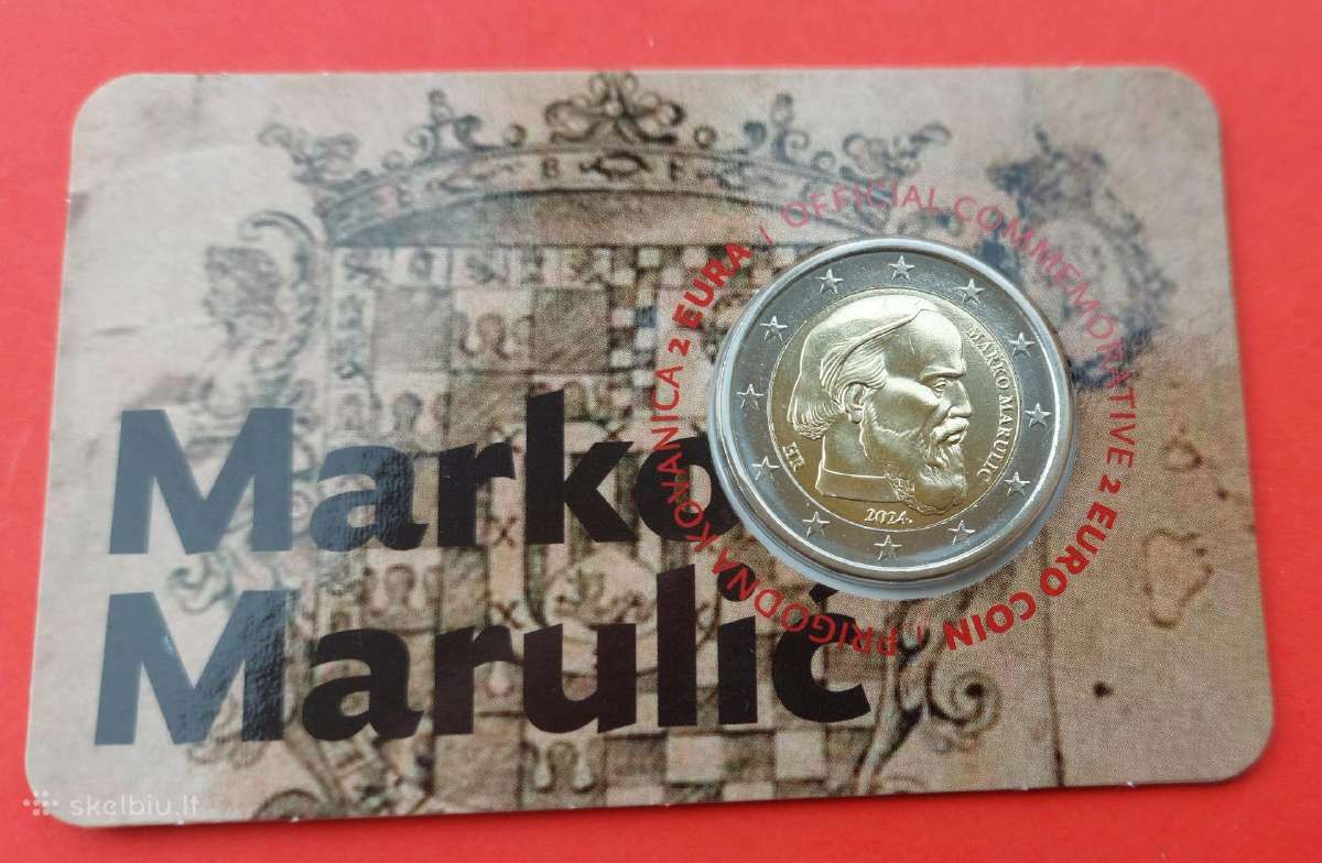 Kroatija 2024m. 2 € Marko Marulic