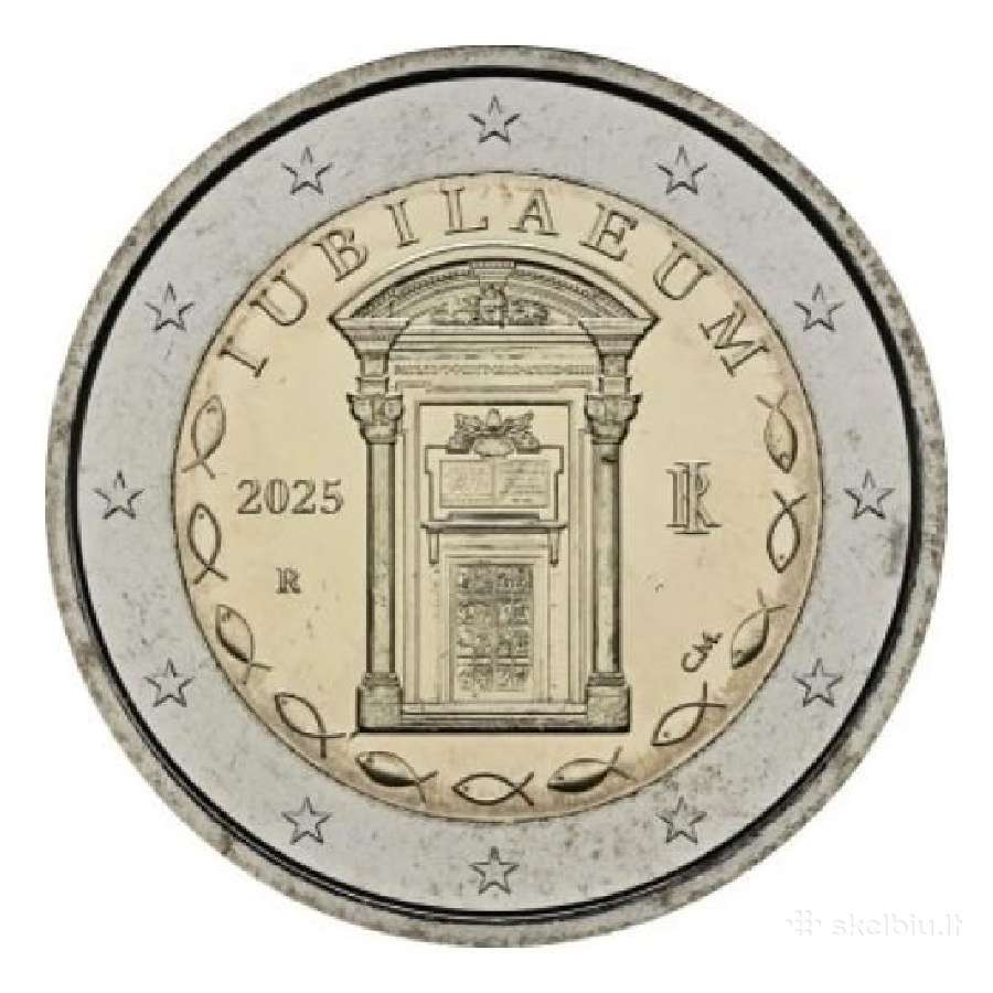 Italijos proginės euro monetos - nuotraukos Nr. 4