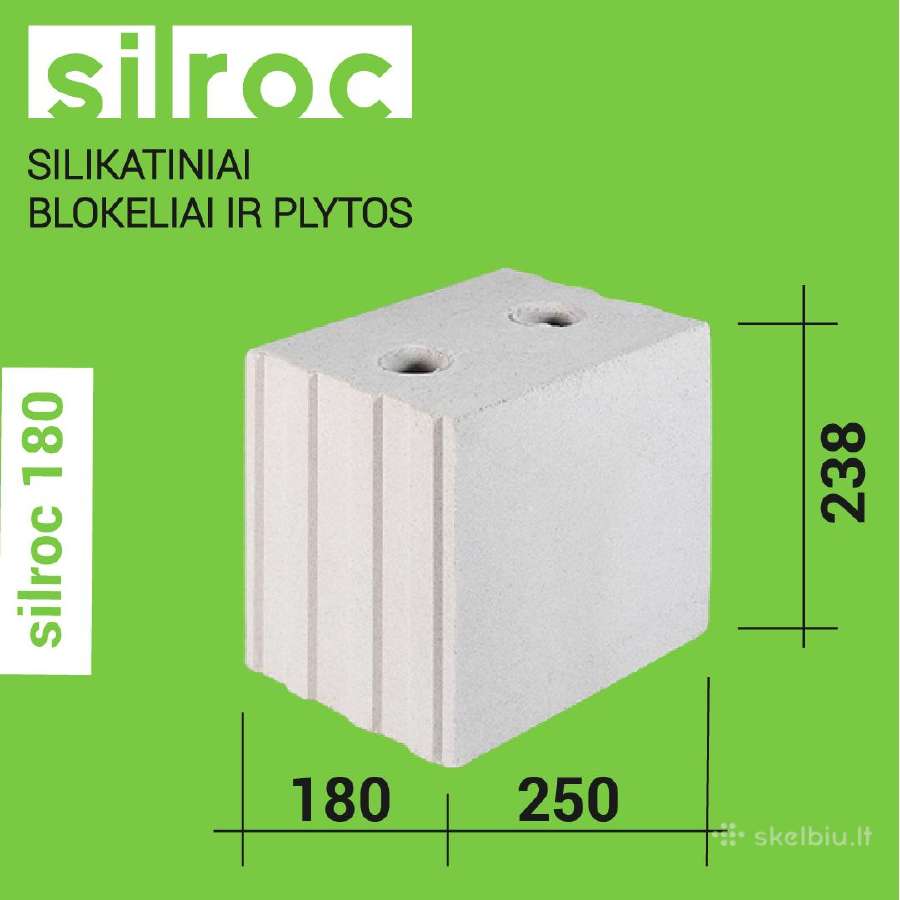 Silikatiniai blokeliai silroc - nuotraukos Nr. 5