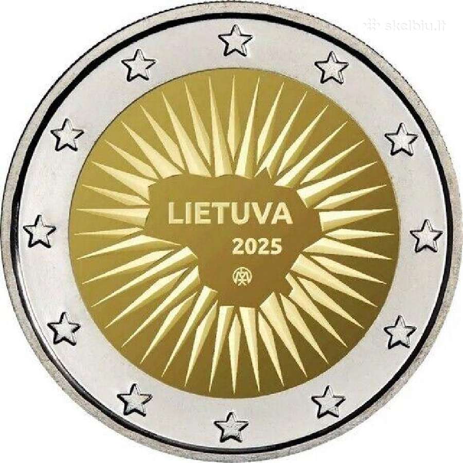 Lietuviškos proginės euro monetos - nuotraukos Nr. 3