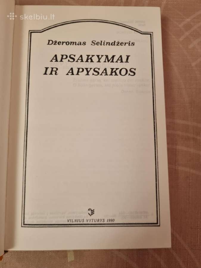 J. D. Salinger apsakymai - nuotraukos Nr. 2