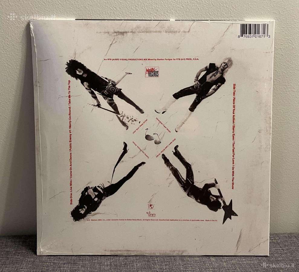 Motley Crue Vinilinės plokštelės Naujos - nuotraukos Nr. 2