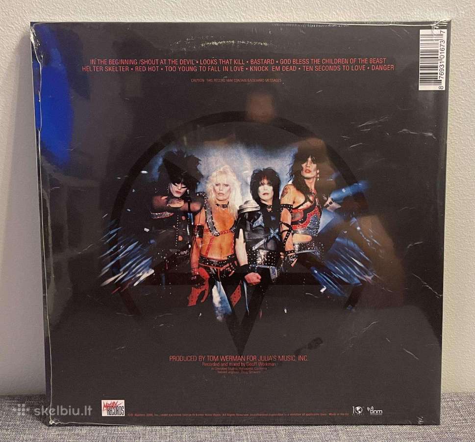 Motley Crue Vinilinės plokštelės Naujos - nuotraukos Nr. 5
