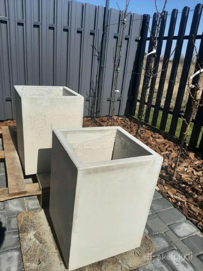 Lauko Betoniniai Vazonai - nuotraukos Nr. 6