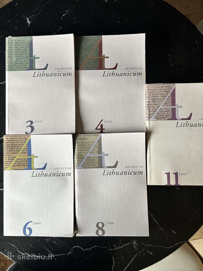 Archivum Lithuanicum 3, 4, 6, 8, 11 tomai