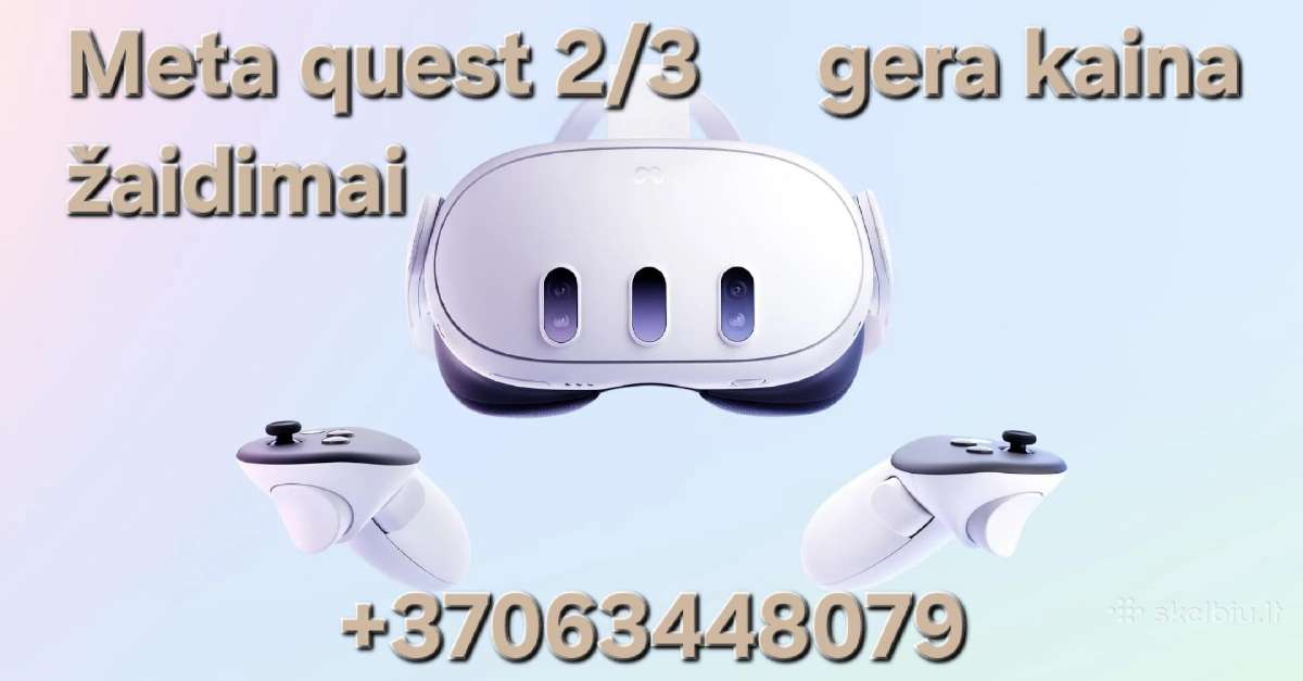 Oculus quest 2 Meta quest 3 žaidimai