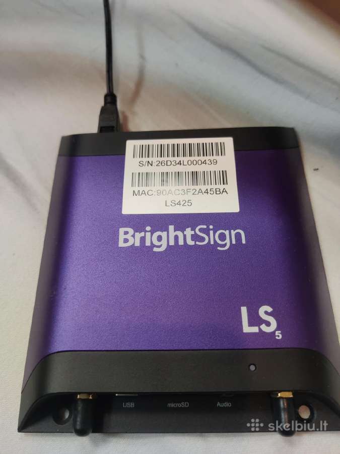 Brightsign Ls425 Full HD Digital Signage медиапл - nuotraukos Nr. 2
