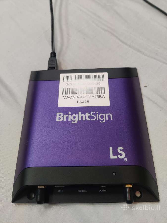 Brightsign Ls425 Full HD Digital Signage медиапл - nuotraukos Nr. 3
