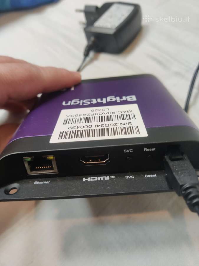 Brightsign Ls425 Full HD Digital Signage медиапл - nuotraukos Nr. 5