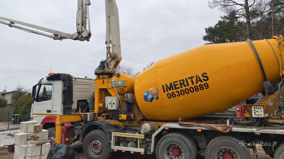 Betono siurblys / pompa 7m3 Klaipeda - nuotraukos Nr. 9