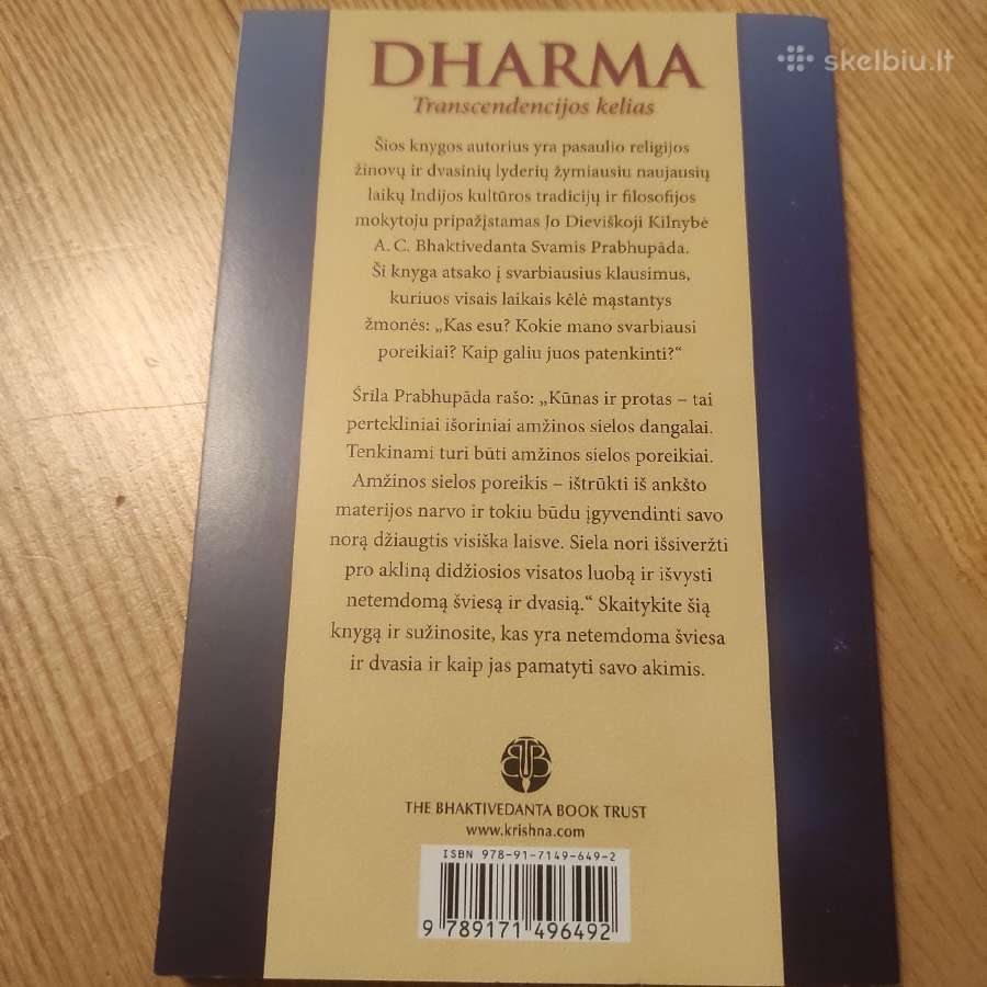 Knyga Dharma - nuotraukos Nr. 2