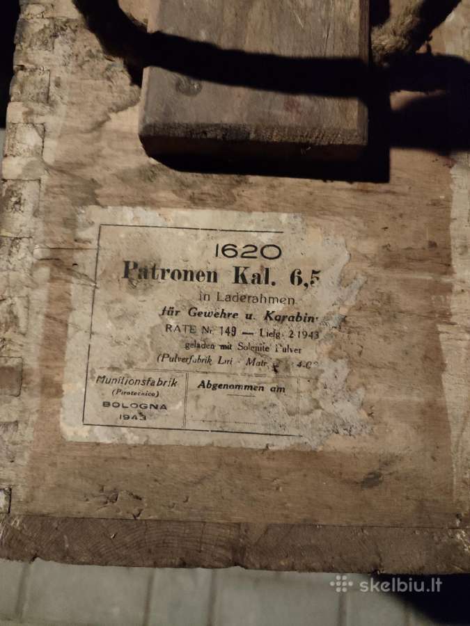Ww2 amunicijos dėžė - nuotraukos Nr. 3