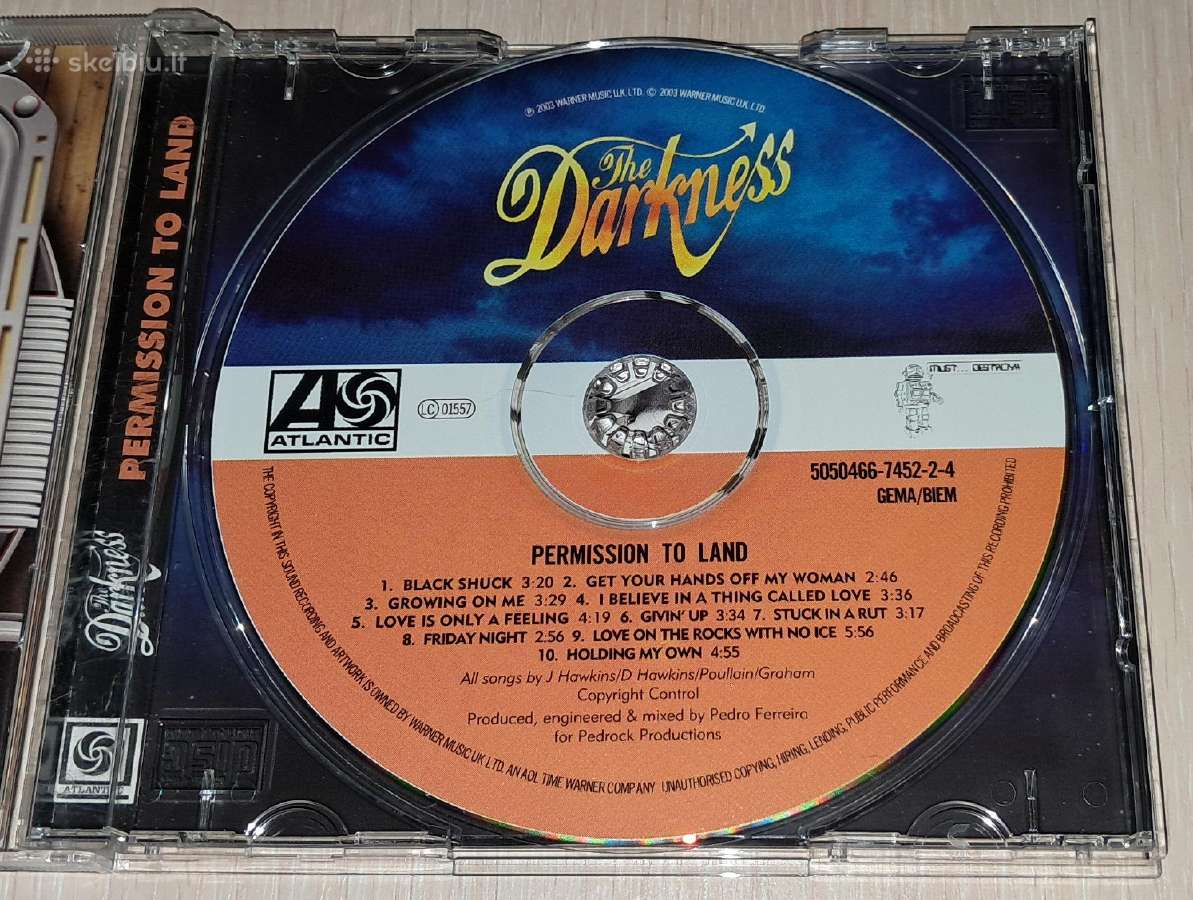 The Darkness – Permission To Land (Audio CD) - nuotraukos Nr. 3