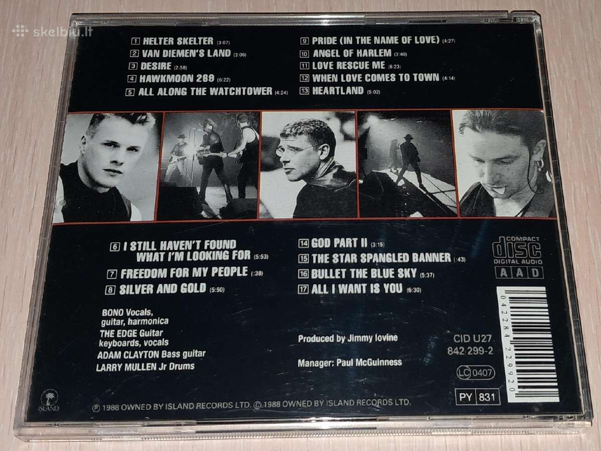 U2 - Rattle And Hum (Audio CD) - nuotraukos Nr. 2