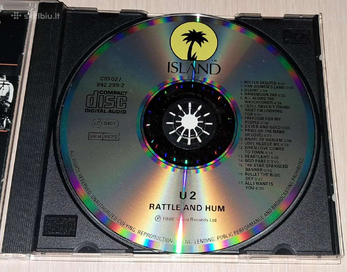 U2 - Rattle And Hum (Audio CD) - nuotraukos Nr. 3