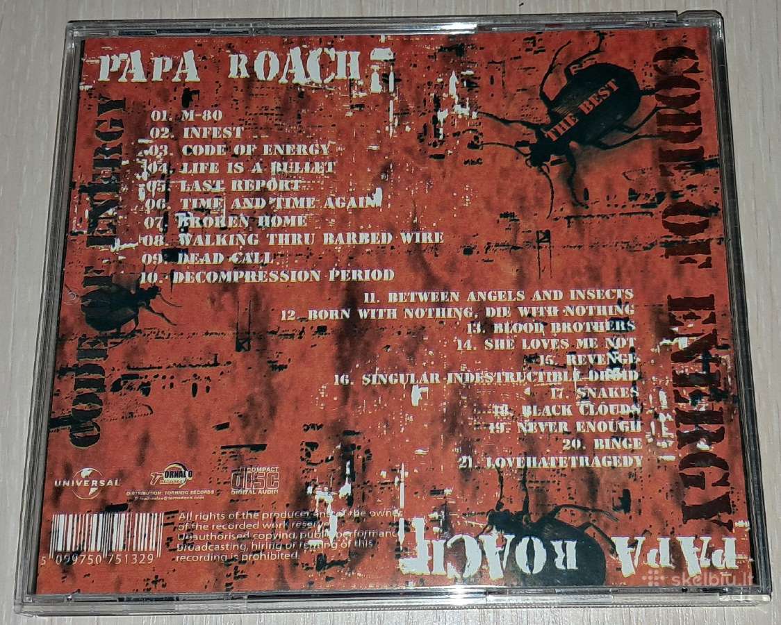 Papa Roach - Code Of Energy (Audio CD) - nuotraukos Nr. 2