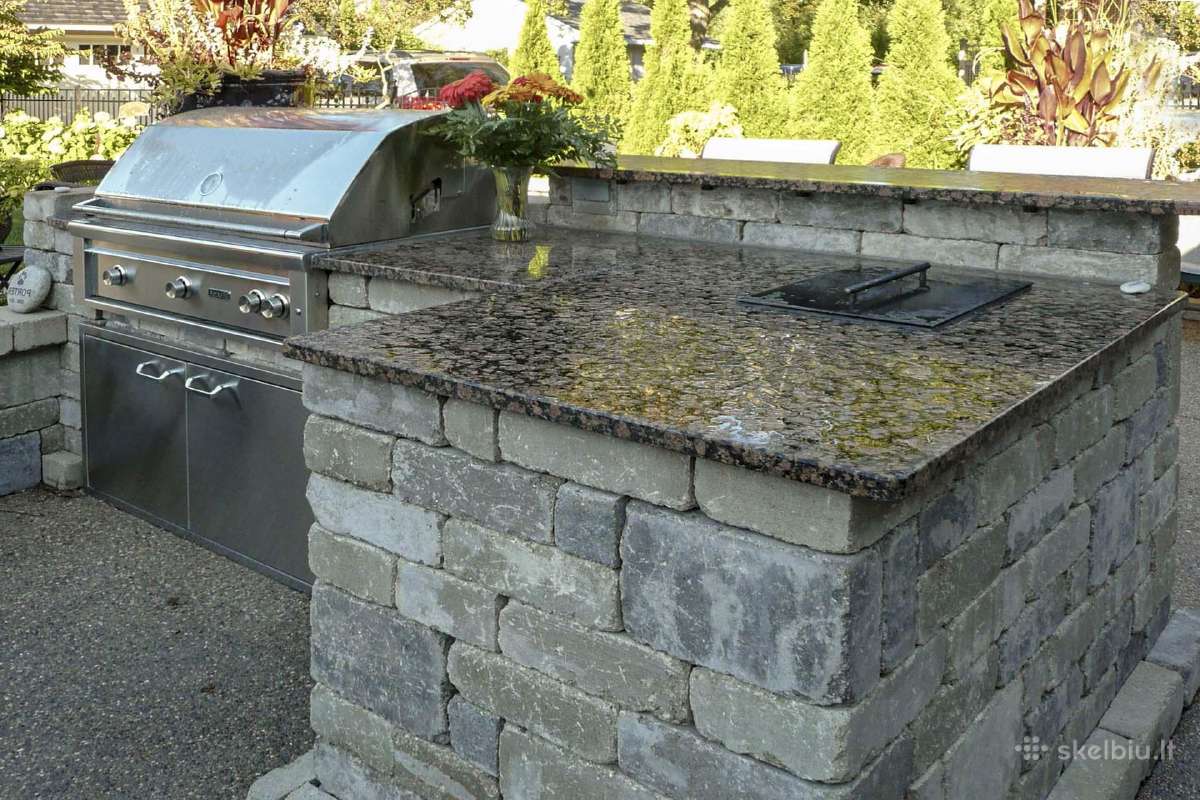 Granito stalviršiai Kamado bono kepsninėms - nuotraukos Nr. 2