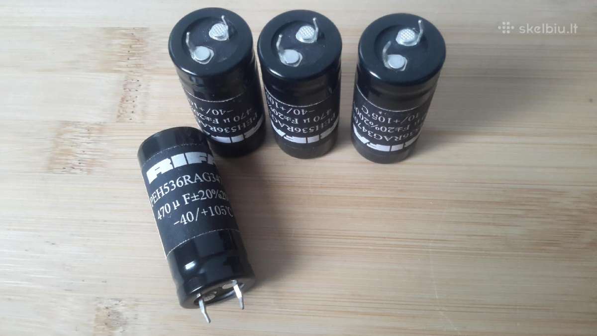 Elektrolitiniai kondensatoriai - Rifa, Roe - nuotraukos Nr. 2