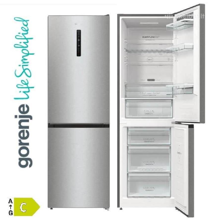 185cm šaldytuvai Gorenje Nrc6194sxl4