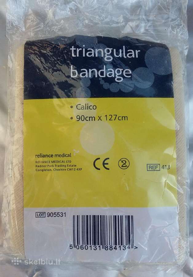 Trikampiai tvarsčiai-triangulare bandage - nuotraukos Nr. 5