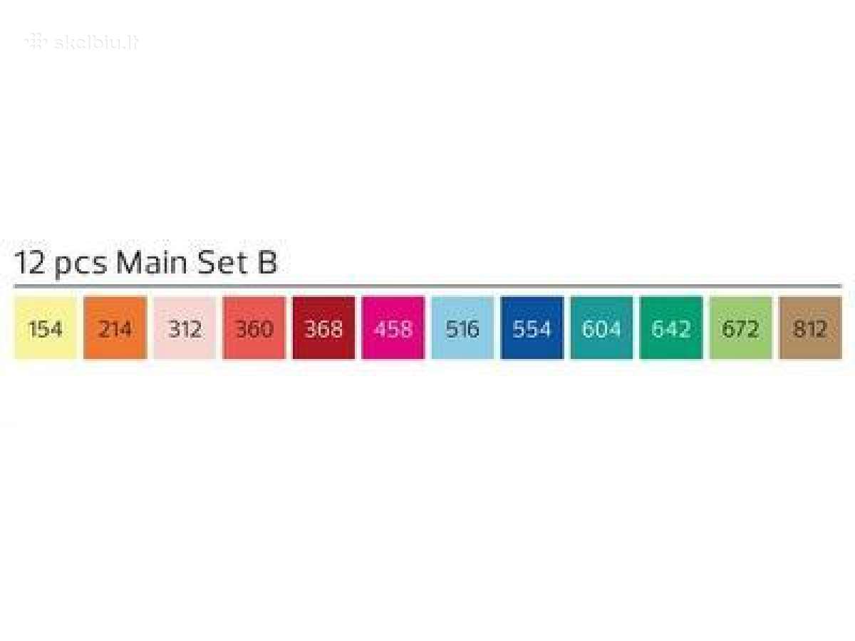Stylefile Marker Brush Set Main B 12vnt (20€) - nuotraukos Nr. 6