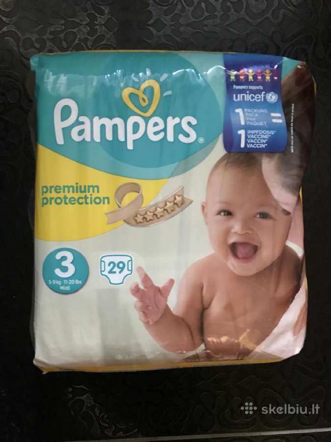 Sauskelnes pampers
