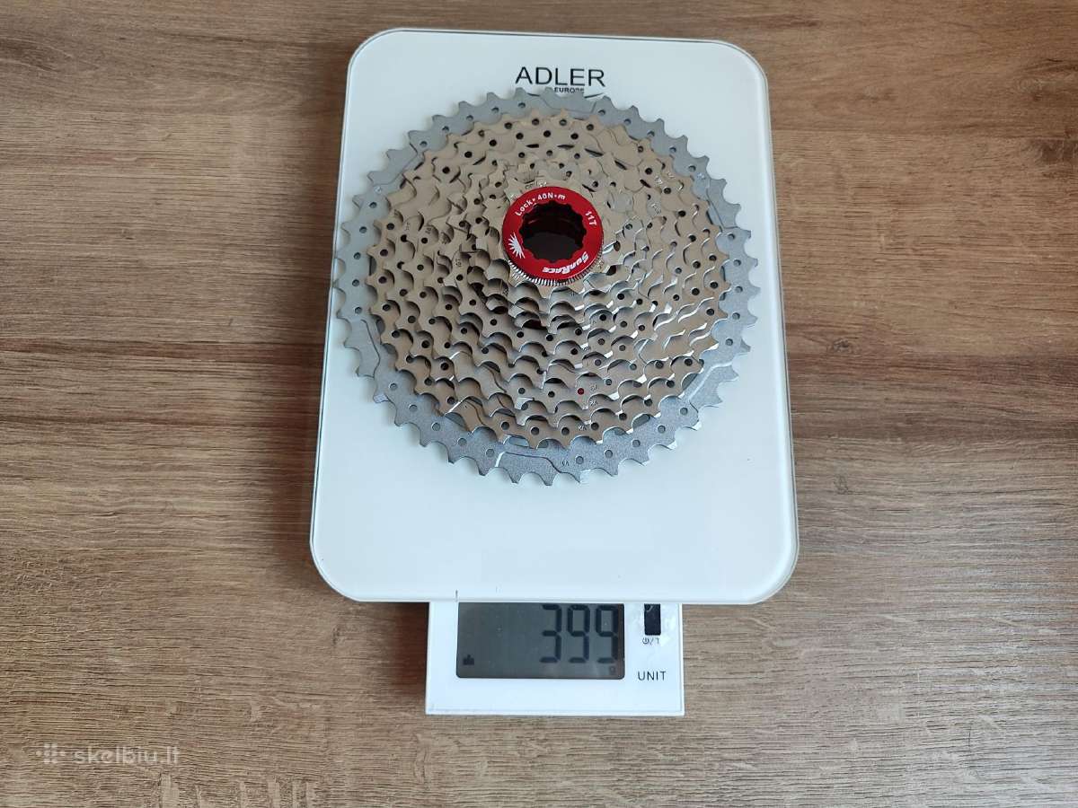 Sunrace 11 greičių nauja kasetė 11-42 (399g)