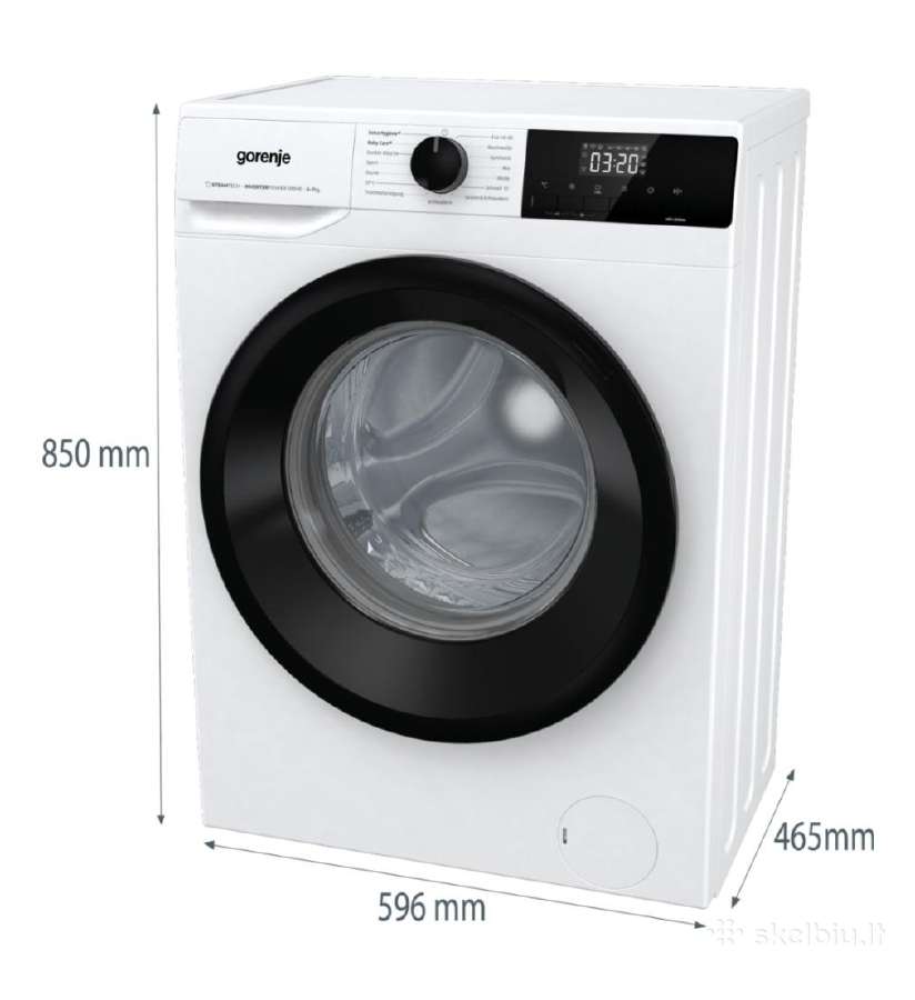 46,6cm Gorenje Wnhei74saps/de 7kg A - nuotraukos Nr. 7
