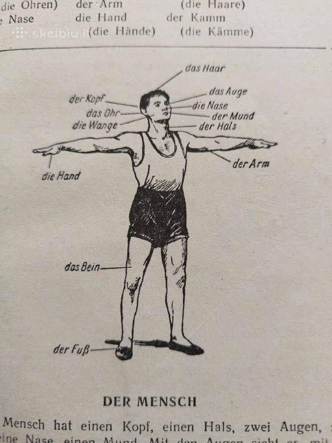 1961 vokiečių kalbos vadovėlis - nuotraukos Nr. 3