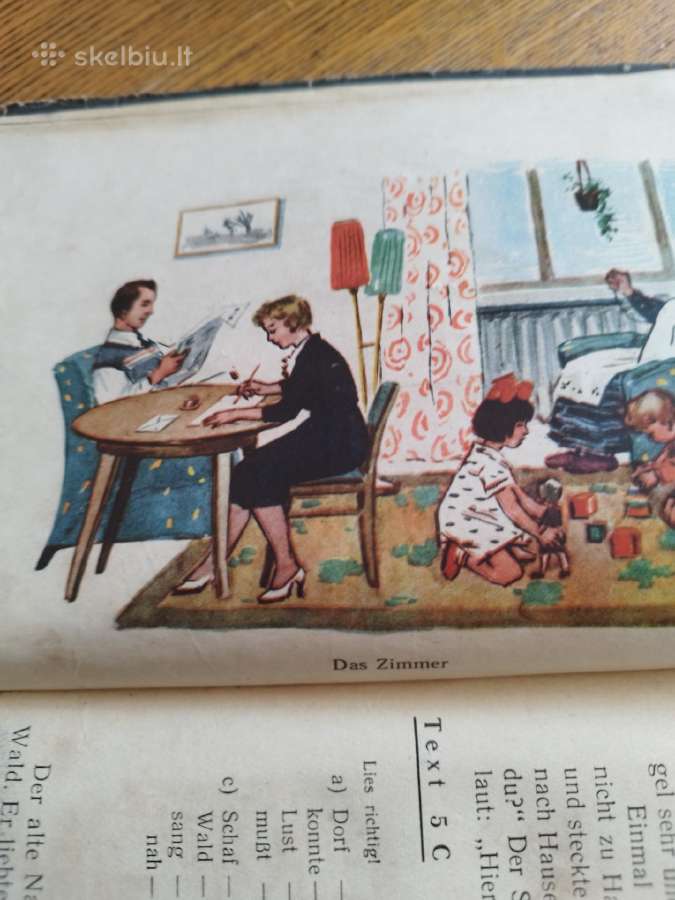 1961 vokiečių kalbos vadovėlis - nuotraukos Nr. 9