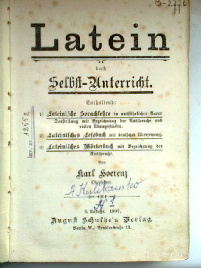 Lotynu kalbos mokymo priemone vokiskai "Latein" - nuotraukos Nr. 2
