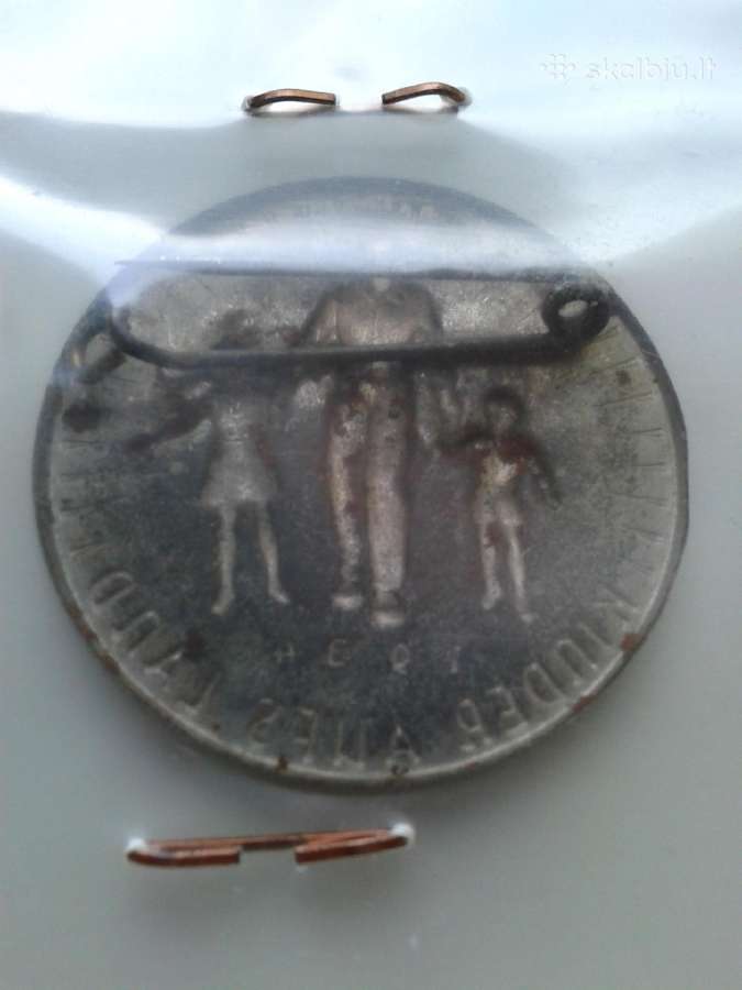 Vokiškas Whw-ženkliukas original pakuotėj 1934m. - nuotraukos Nr. 7