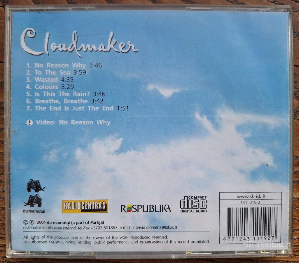 A. Mamontovas CD - Cloudmaker . - nuotraukos Nr. 3