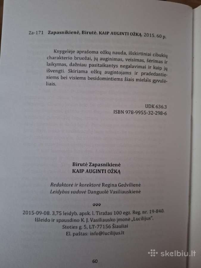 Kaip auginti ožką. 2015m. - nuotraukos Nr. 3
