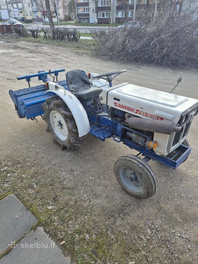 Mini traktorius Satoh st1510 su freza - nuotraukos Nr. 2