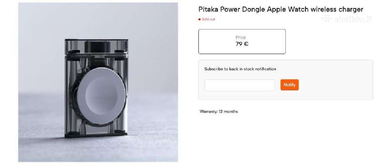 Pitaka Power Dongle Apple Watch wireless charger