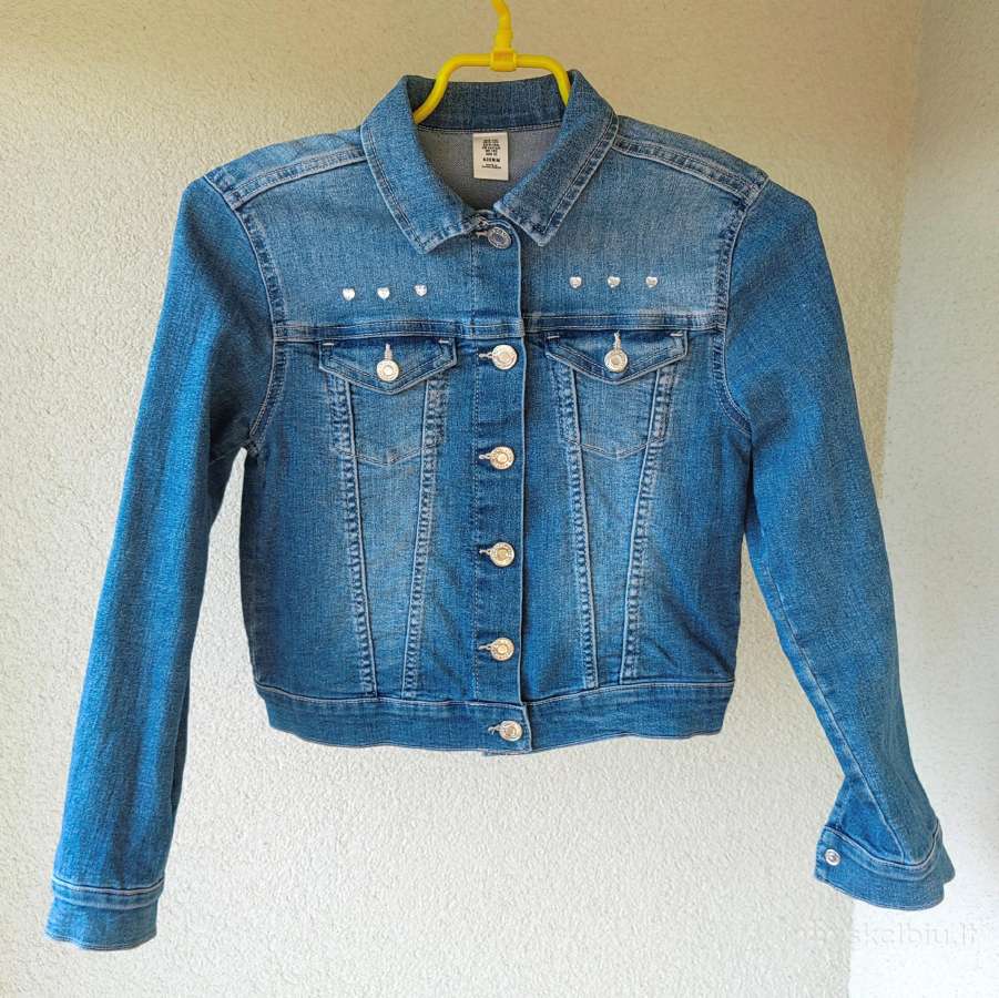 Džinsinis švarkelis &Denim mergaitei į mokyklą