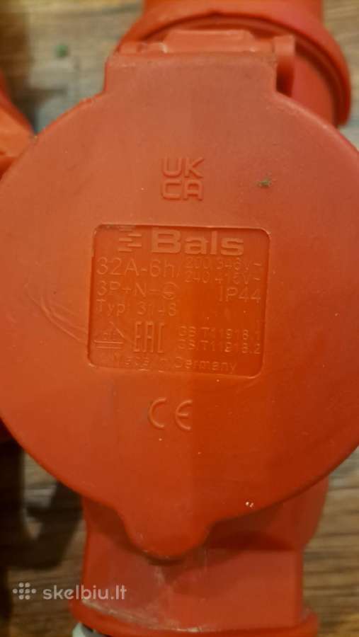 400v lizdai ir kištukai Bals,walther Germany - nuotraukos Nr. 5