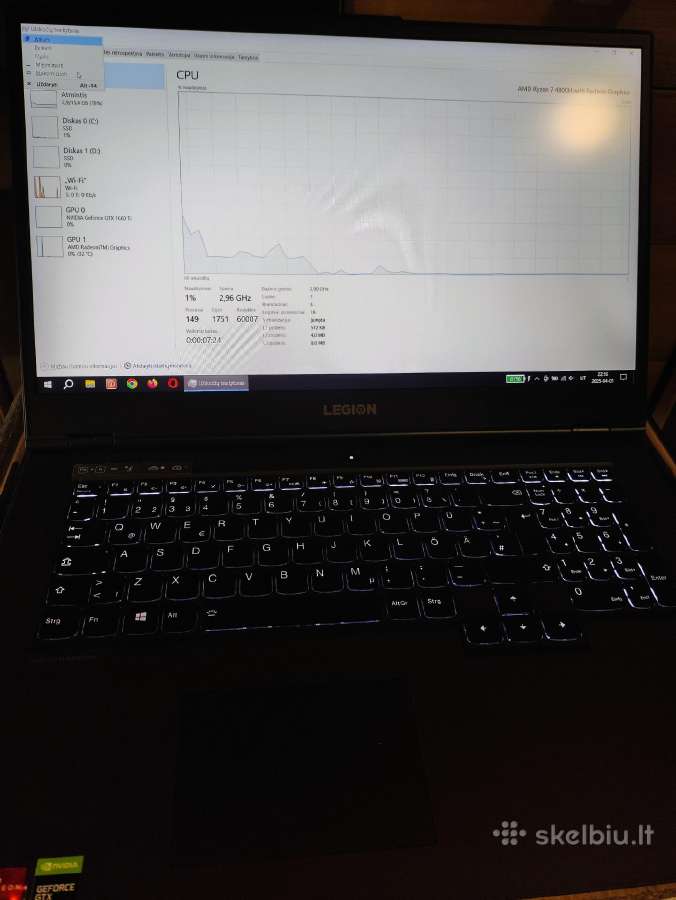 Lenovo Legion 5 17arh05h - nuotraukos Nr. 2
